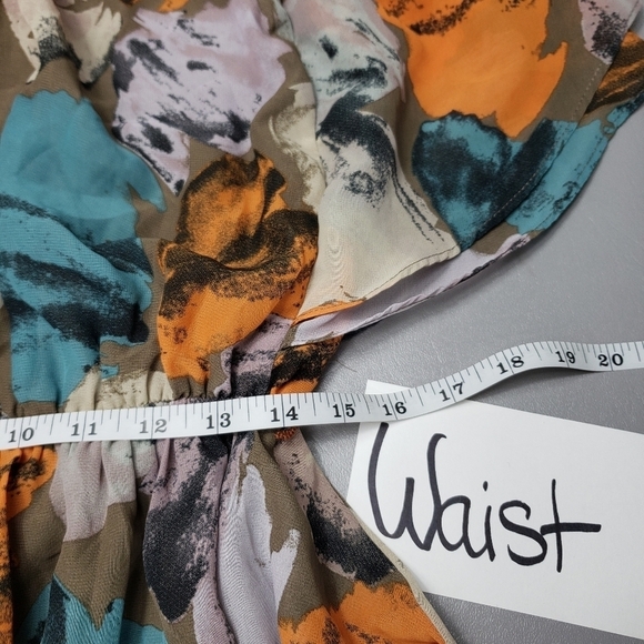 J Taylor sheer colorful summer dress women's size 12 - Picture 10 of 12